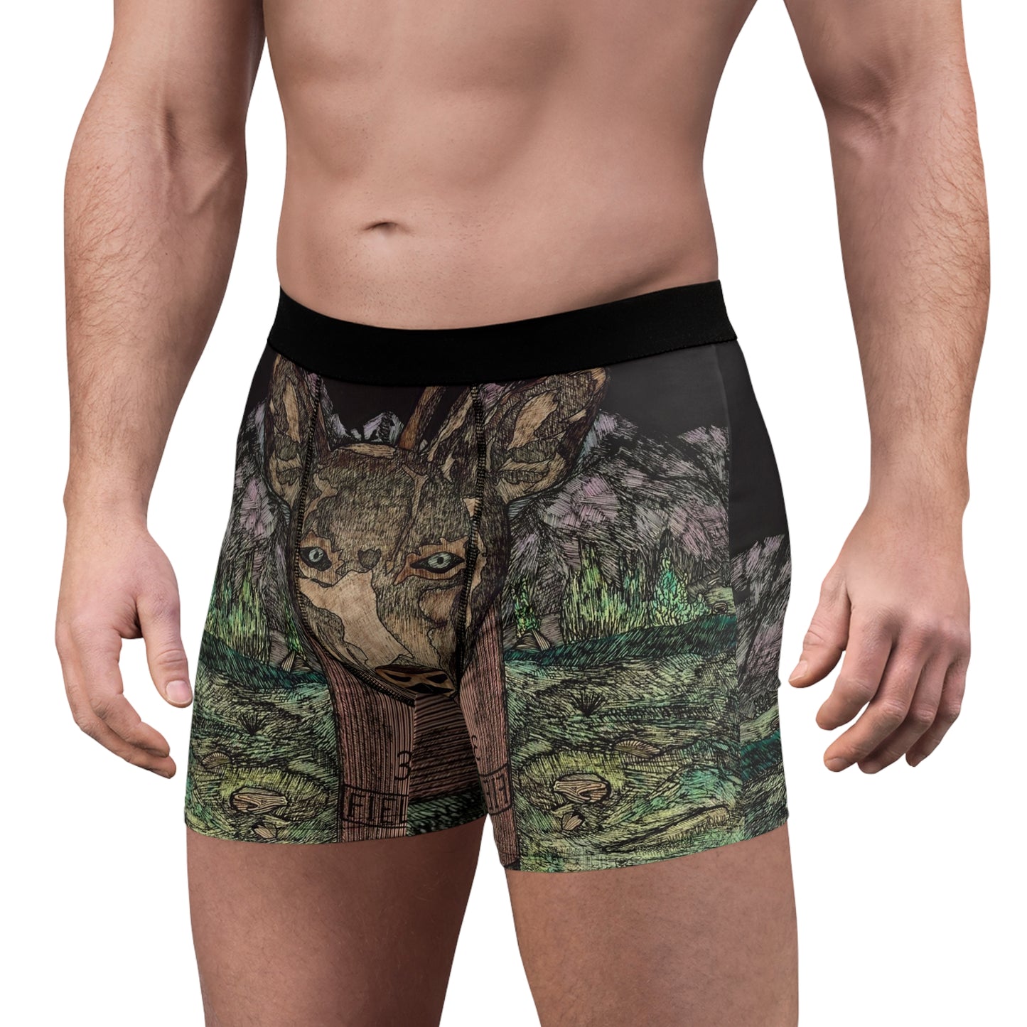 BUCKSHOT Men's Boxer Briefs (AOP)