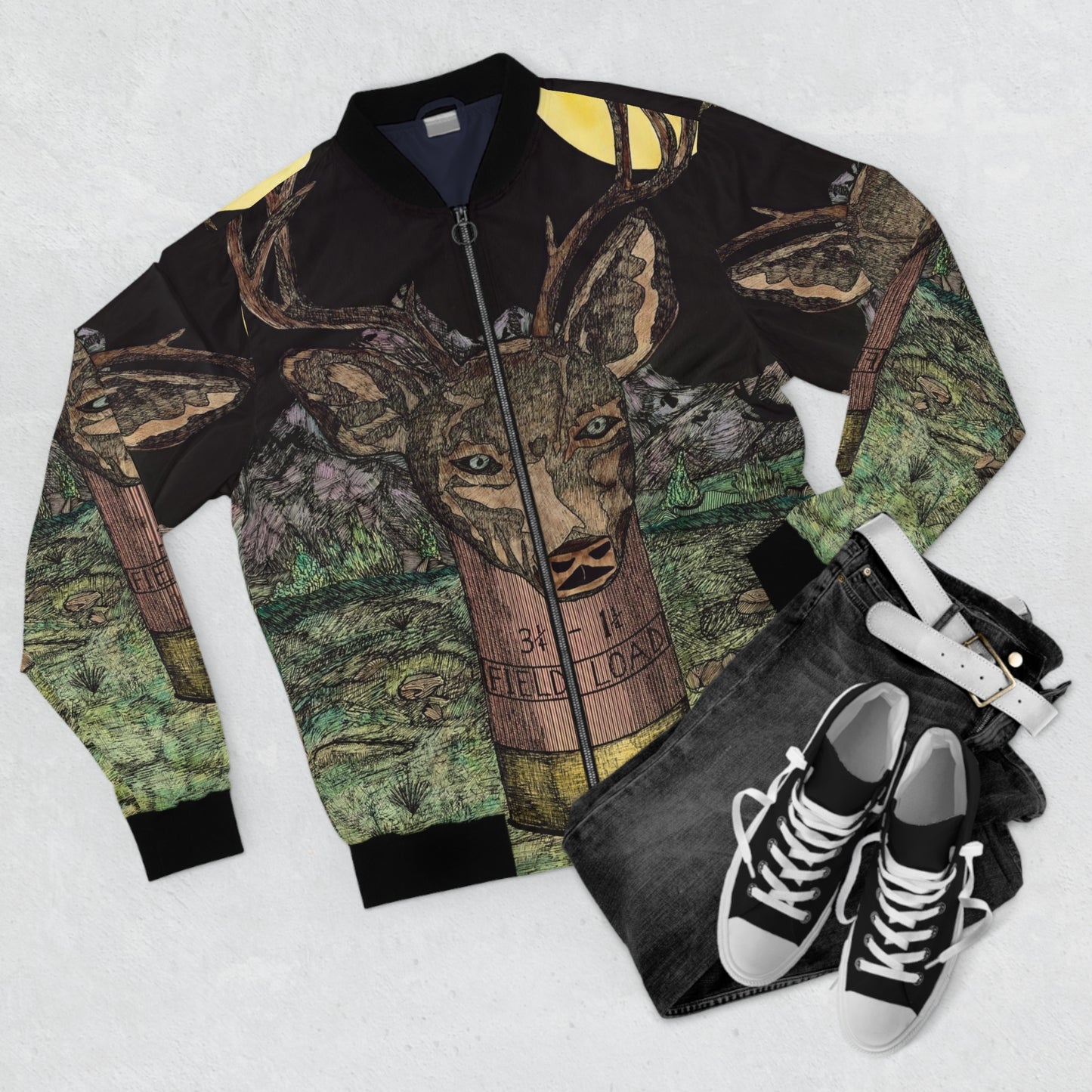 BUCKSHOT Men's Bomber Jacket (AOP)
