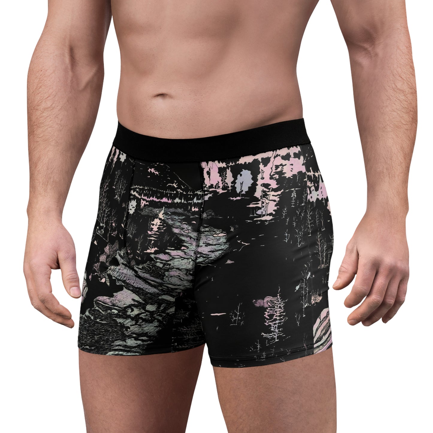 WONDERLUST Men's Boxer Briefs (AOP)