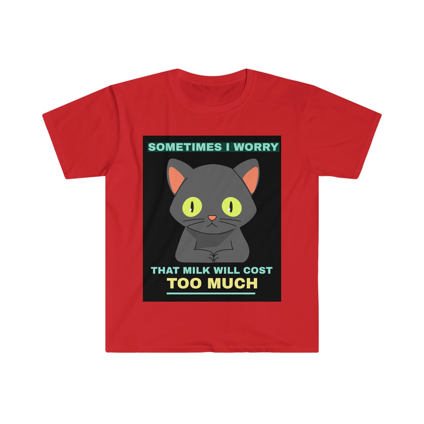 SOMETIMES I WORRY Unisex Softstyle T-Shirt