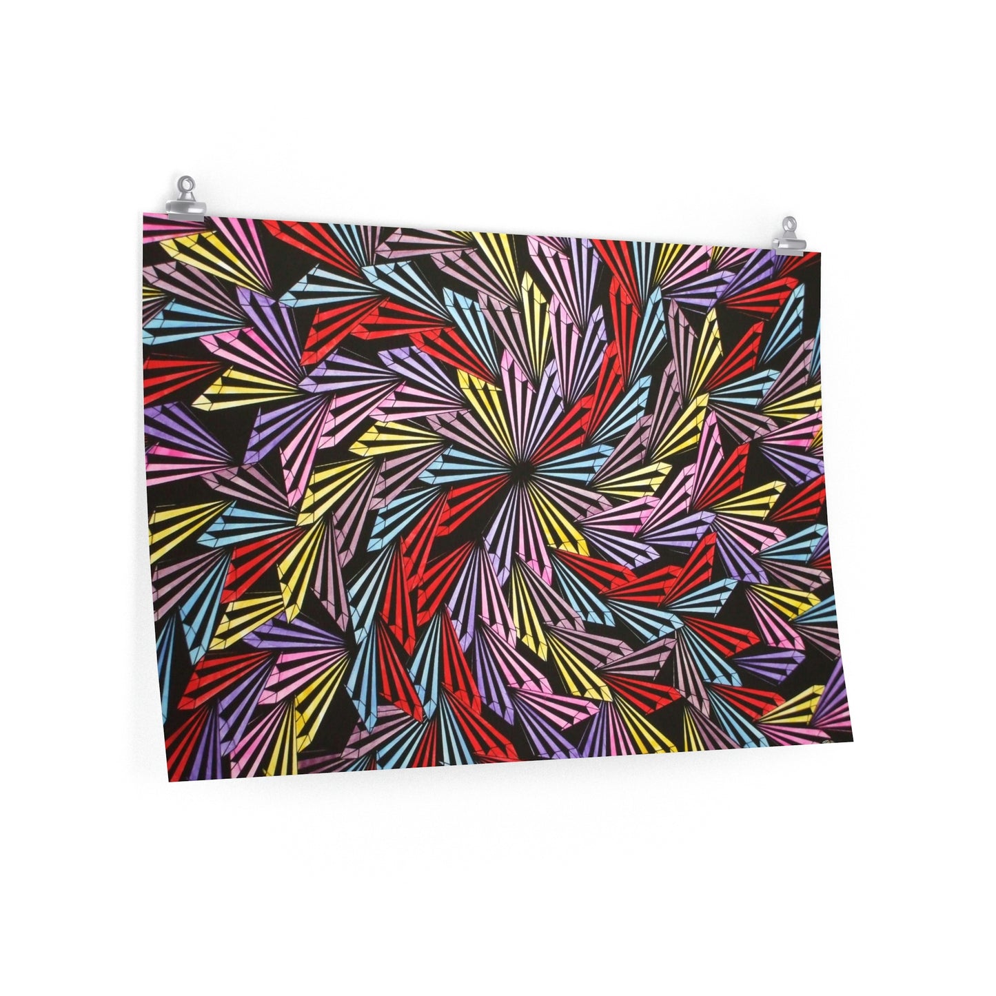 PINWHEEL Premium Matte horizontal posters