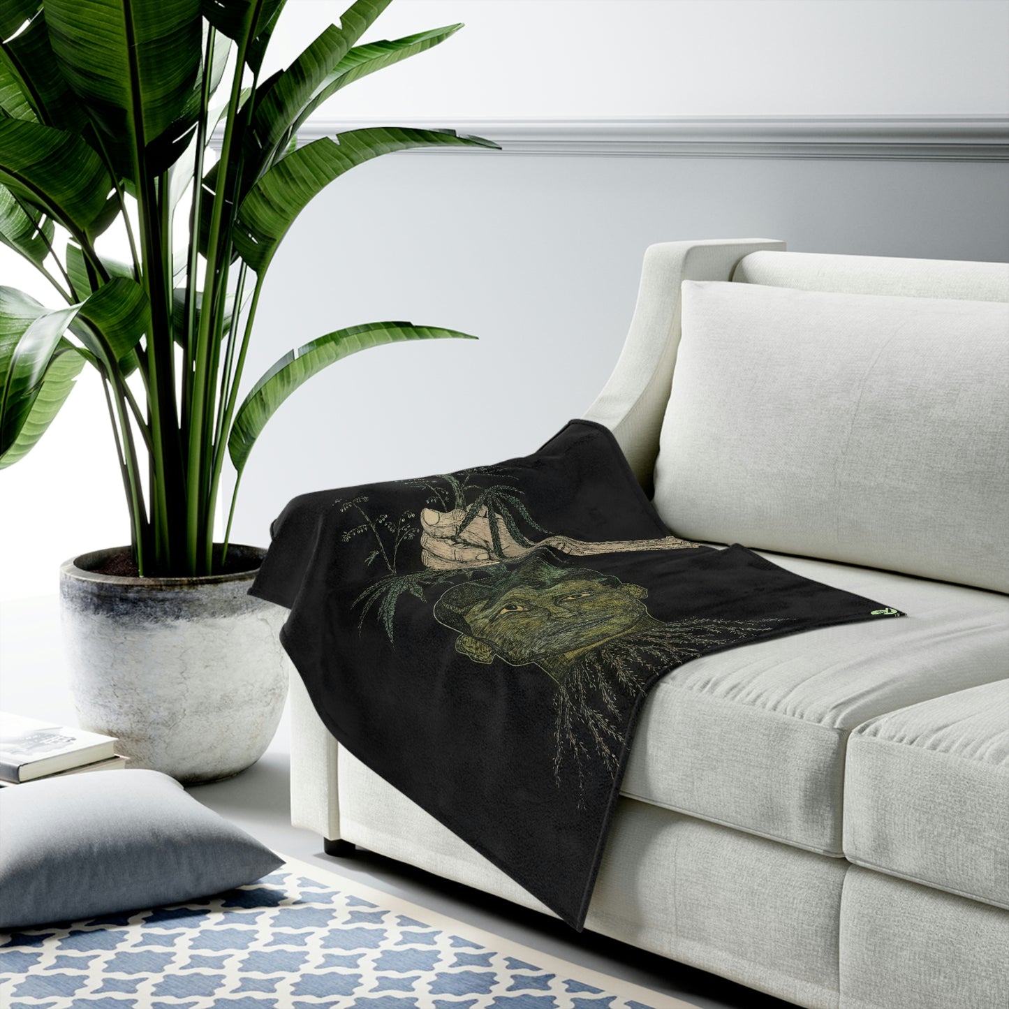 POTHEAD Velveteen Plush Blanket