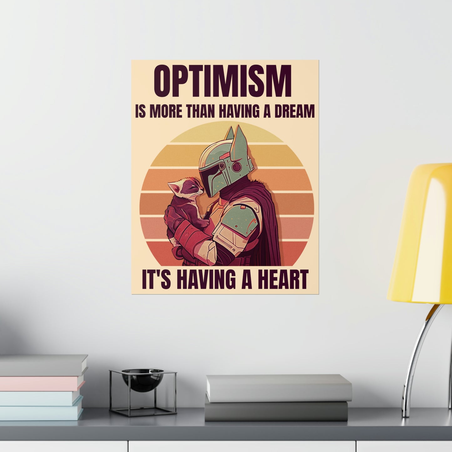 OPTIMISM Premium Matte Vertical Posters