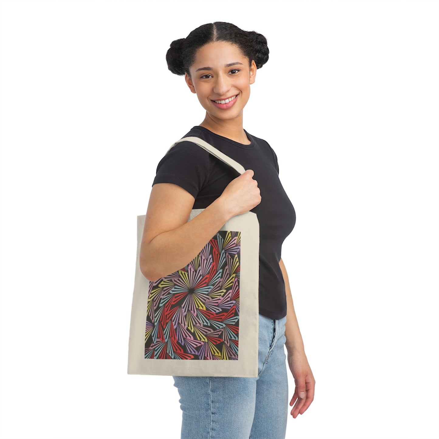 PINWHEEL Canvas Tote Bag