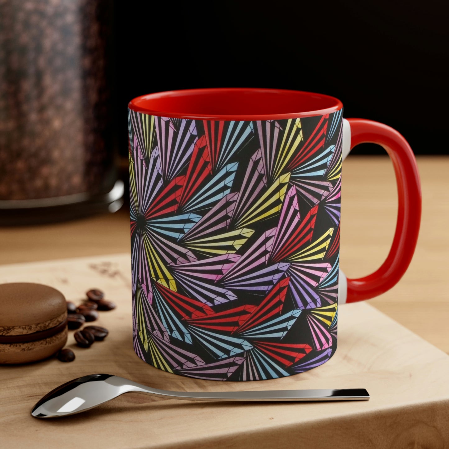PINWHEEL Accent Coffee Mug, 11oz