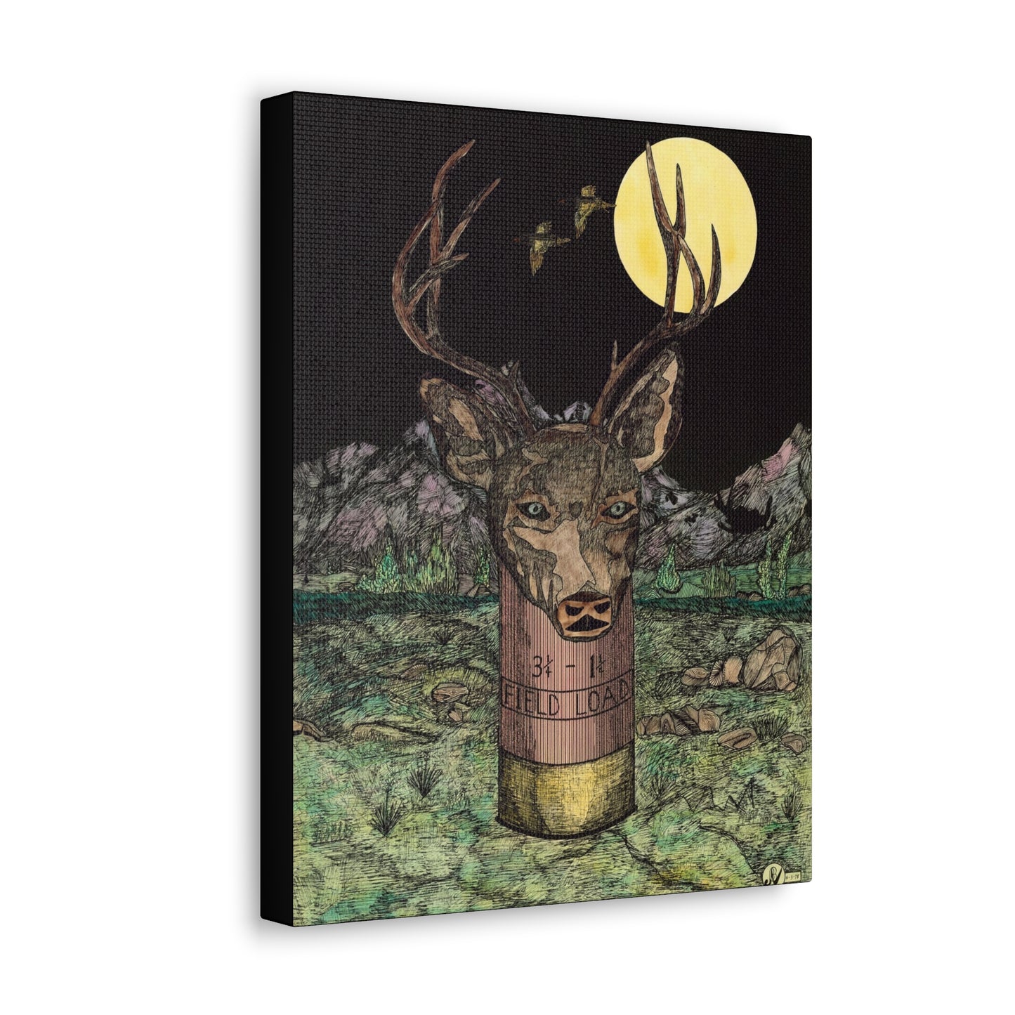 BUCKSHOT Canvas Gallery Wraps