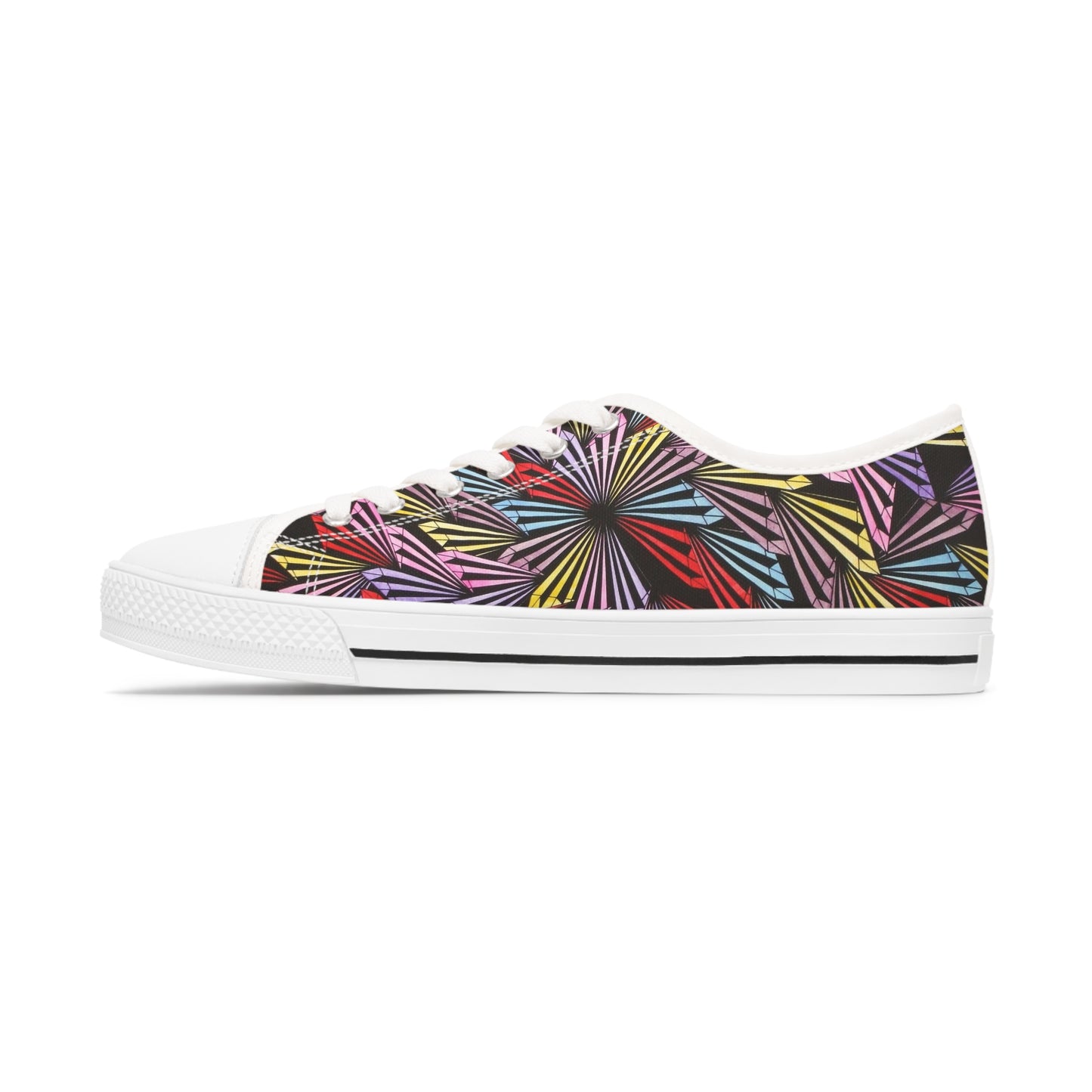 PINWHEEL (TURQUOISE) Women's Low Top Sneakers