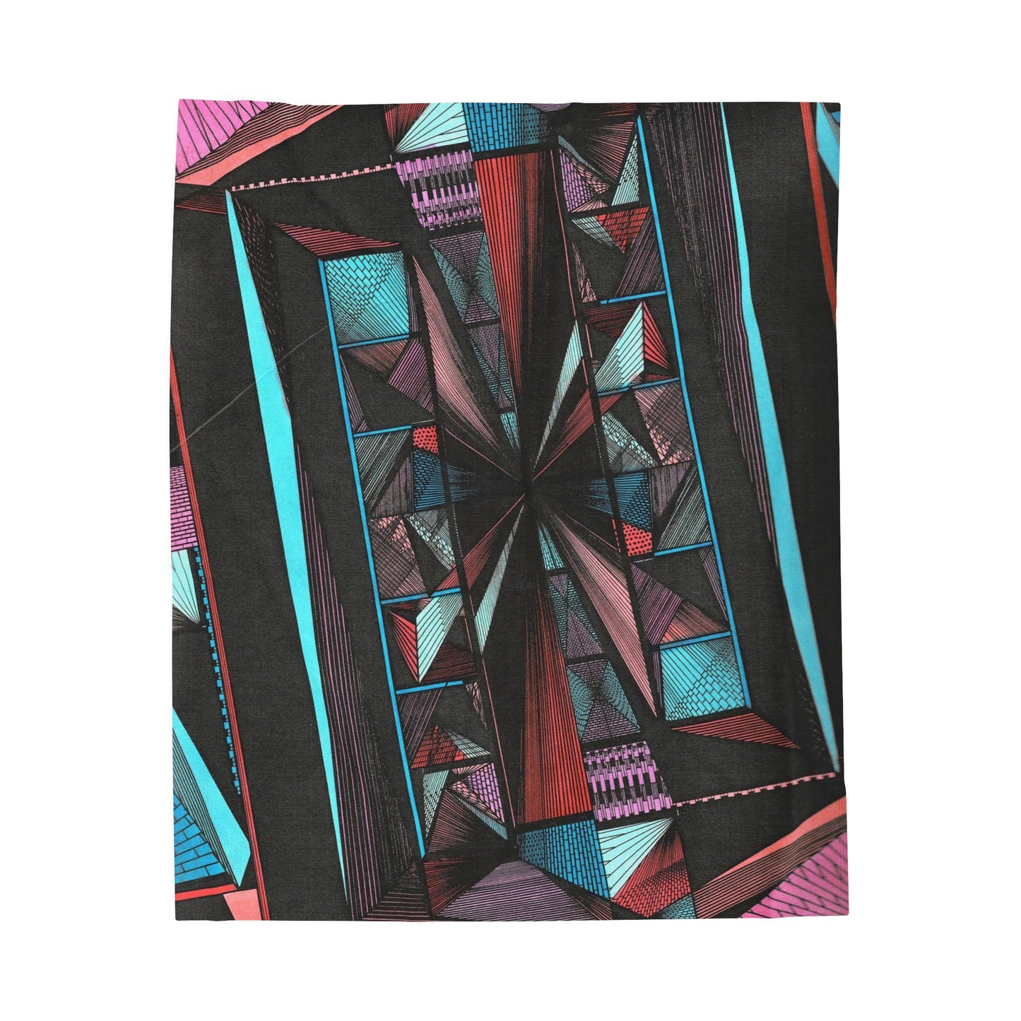 LIGHT DUO MEGALOPOLIS Velveteen Plush Blanket