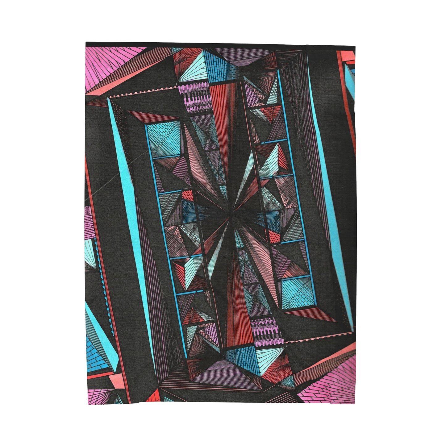 LIGHT DUO MEGALOPOLIS Velveteen Plush Blanket