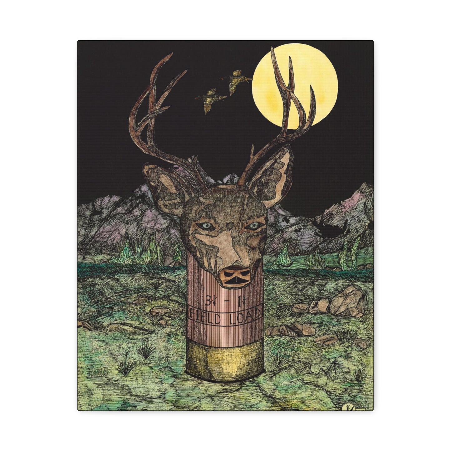 BUCKSHOT Canvas Gallery Wraps