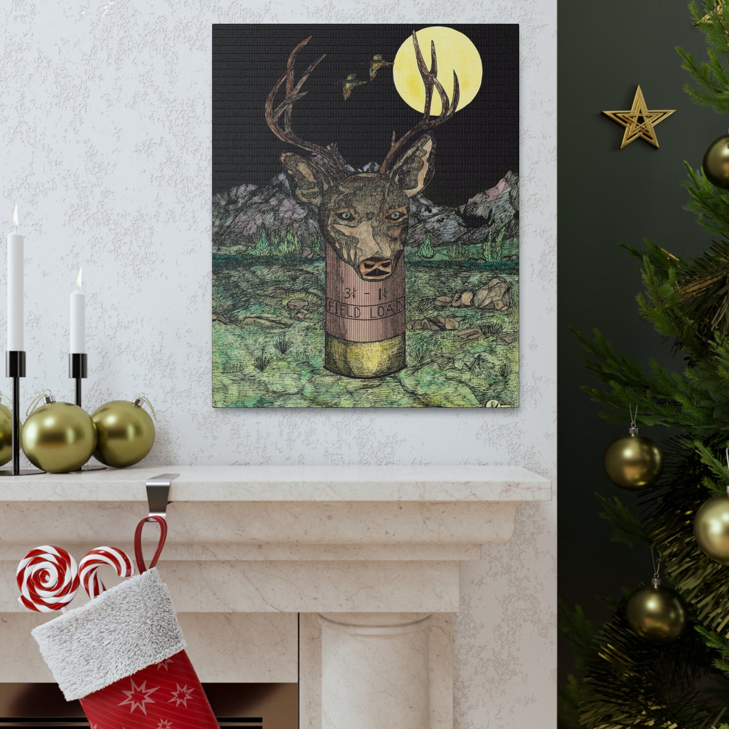 BUCKSHOT Canvas Gallery Wraps