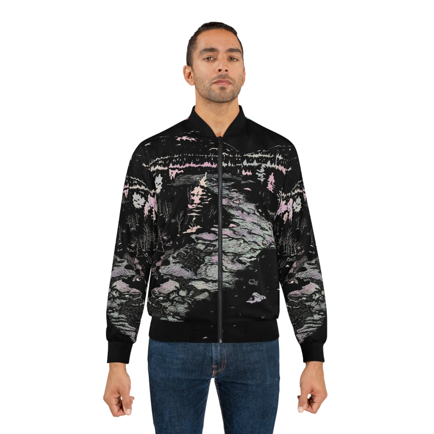 WONDERLUST Men's Bomber Jacket (AOP)