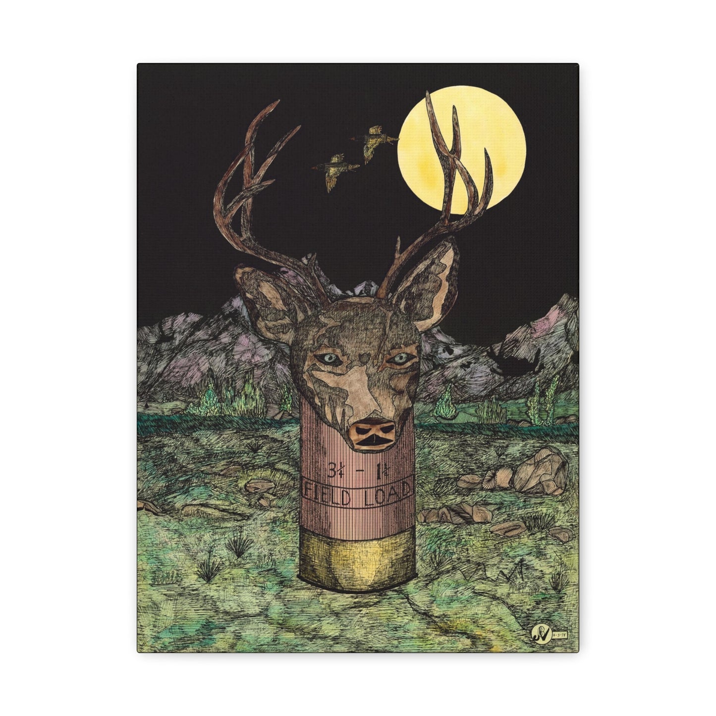 BUCKSHOT Canvas Gallery Wraps
