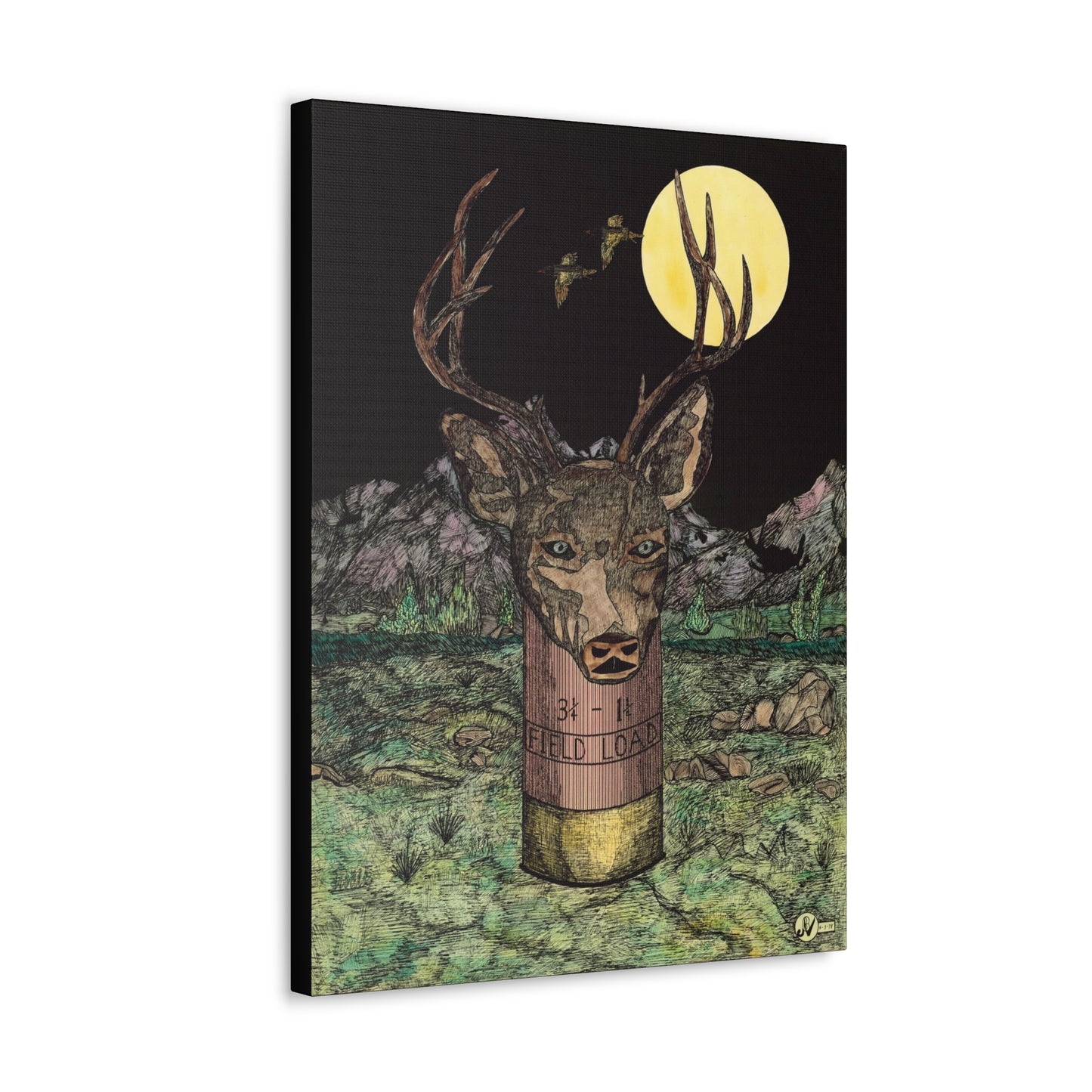 BUCKSHOT Canvas Gallery Wraps