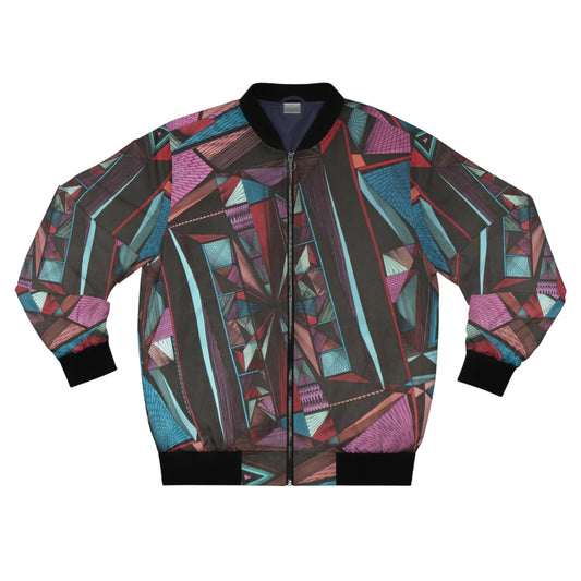 LIGHT DUO MEGALOPOLIS Men's Bomber Jacket (AOP)