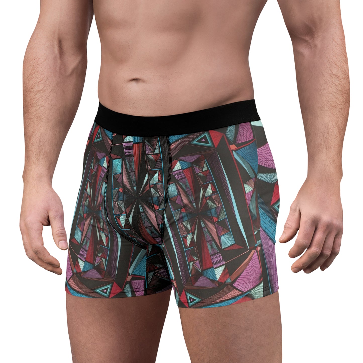 DUO MEGALOPOLIS Men's Boxer Briefs (AOP)