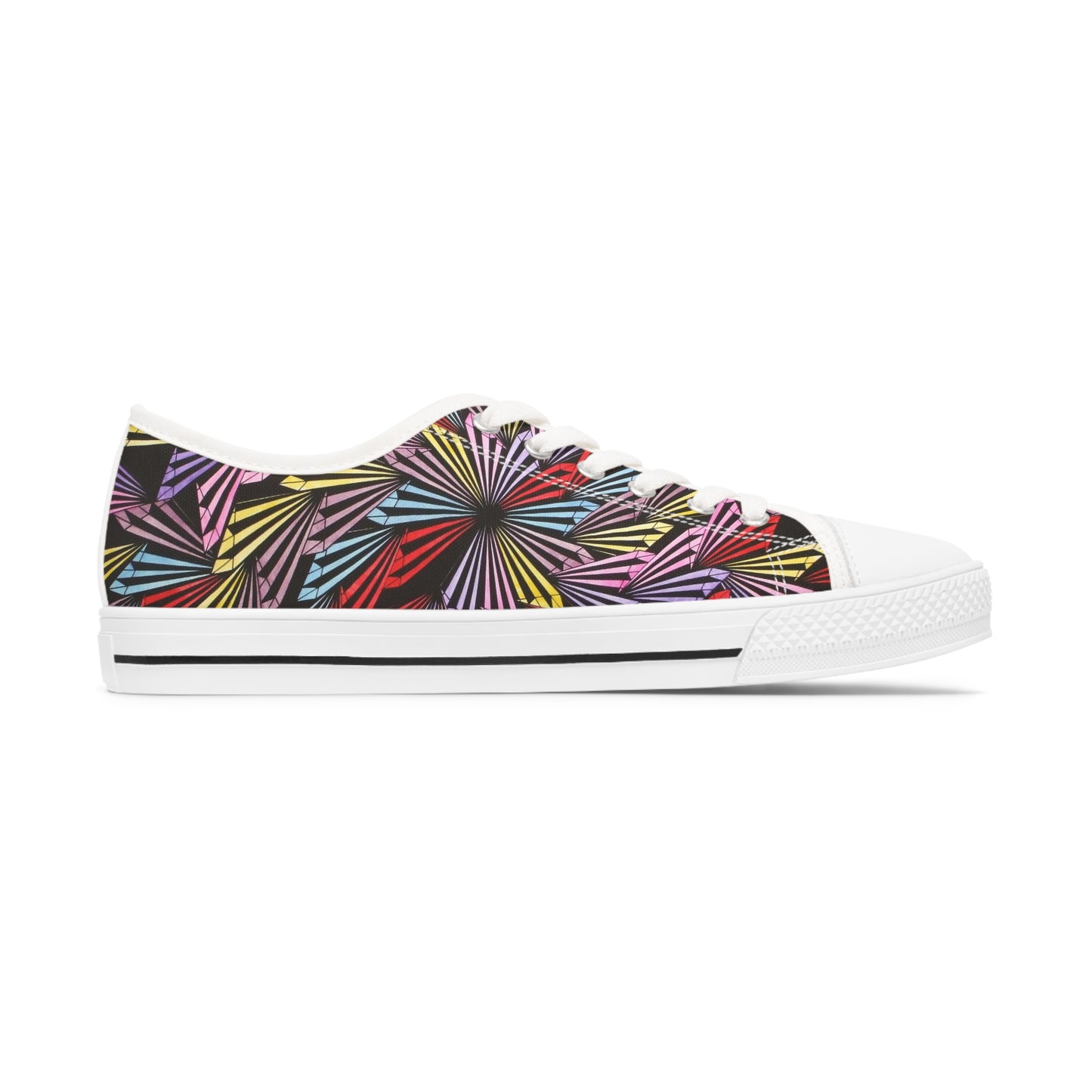 PINWHEEL (TURQUOISE) Women's Low Top Sneakers