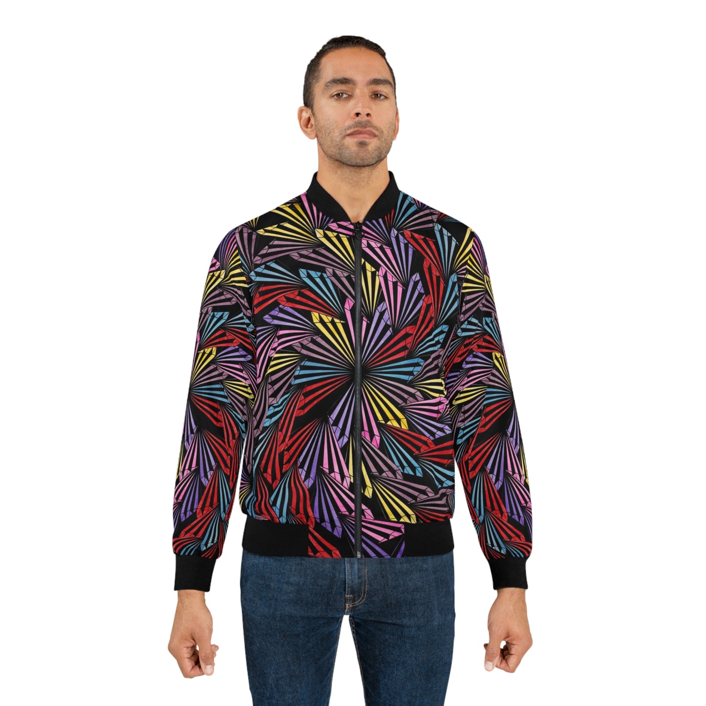 PINWHEELE Men's Bomber Jacket (AOP)