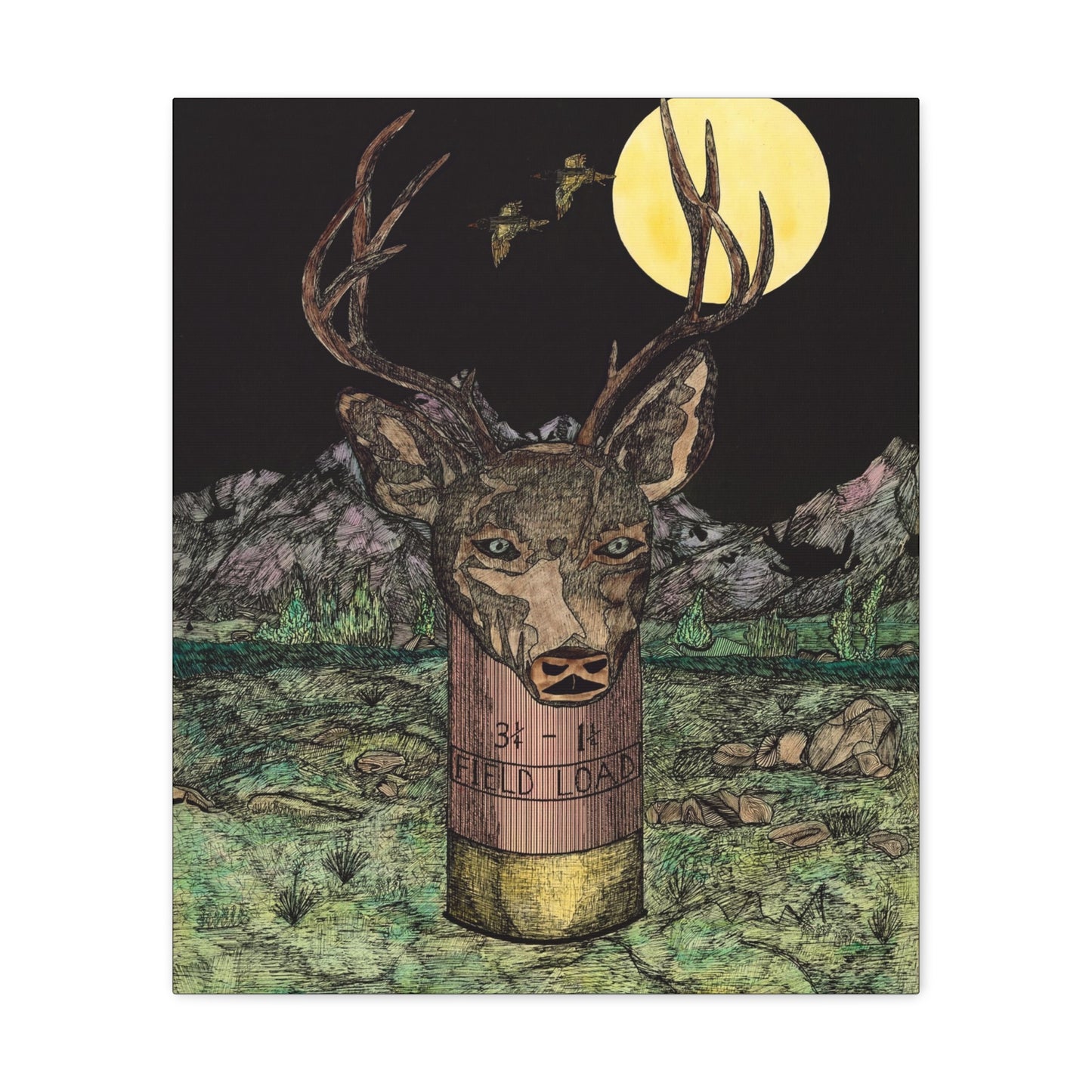 BUCKSHOT Canvas Gallery Wraps