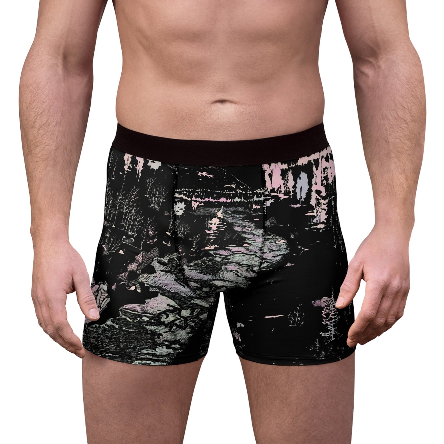 WONDERLUST Men's Boxer Briefs (AOP)