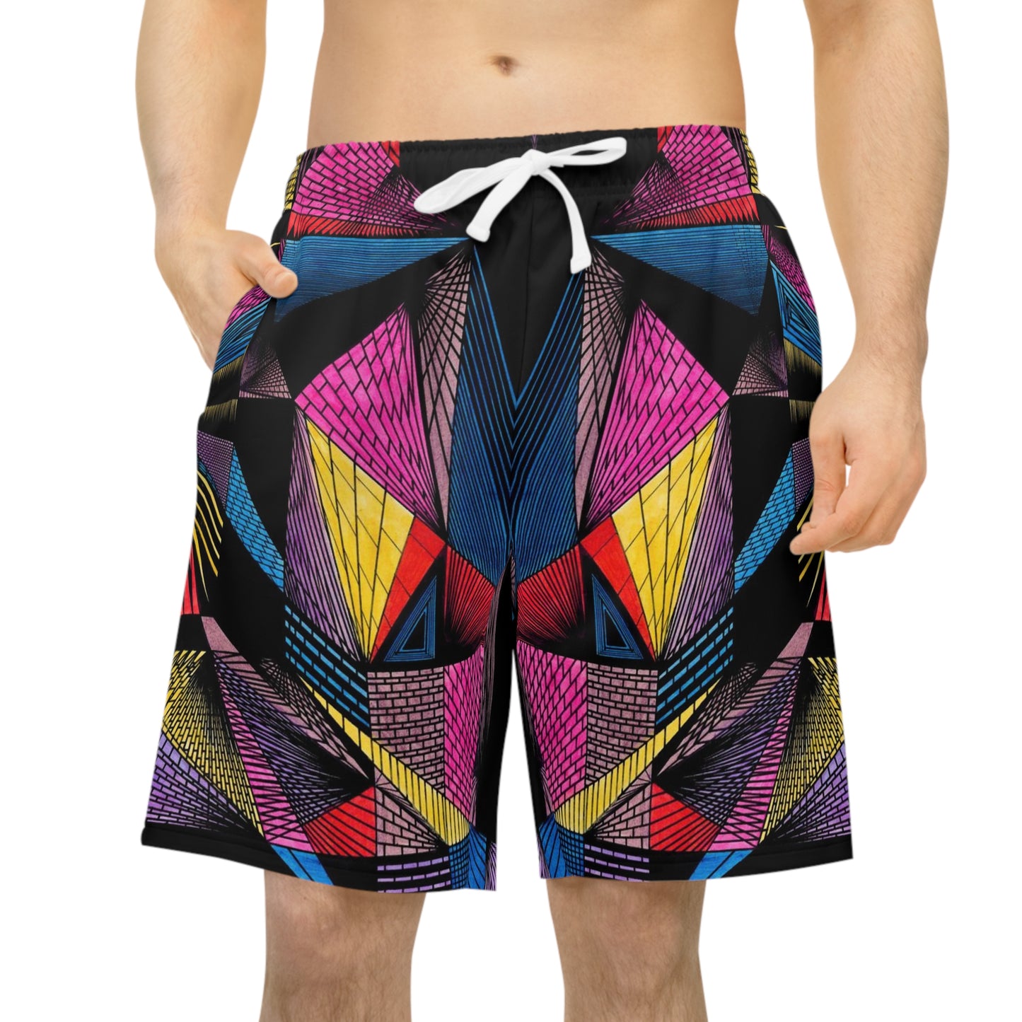 EDIFACE Athletic Long Shorts (AOP)