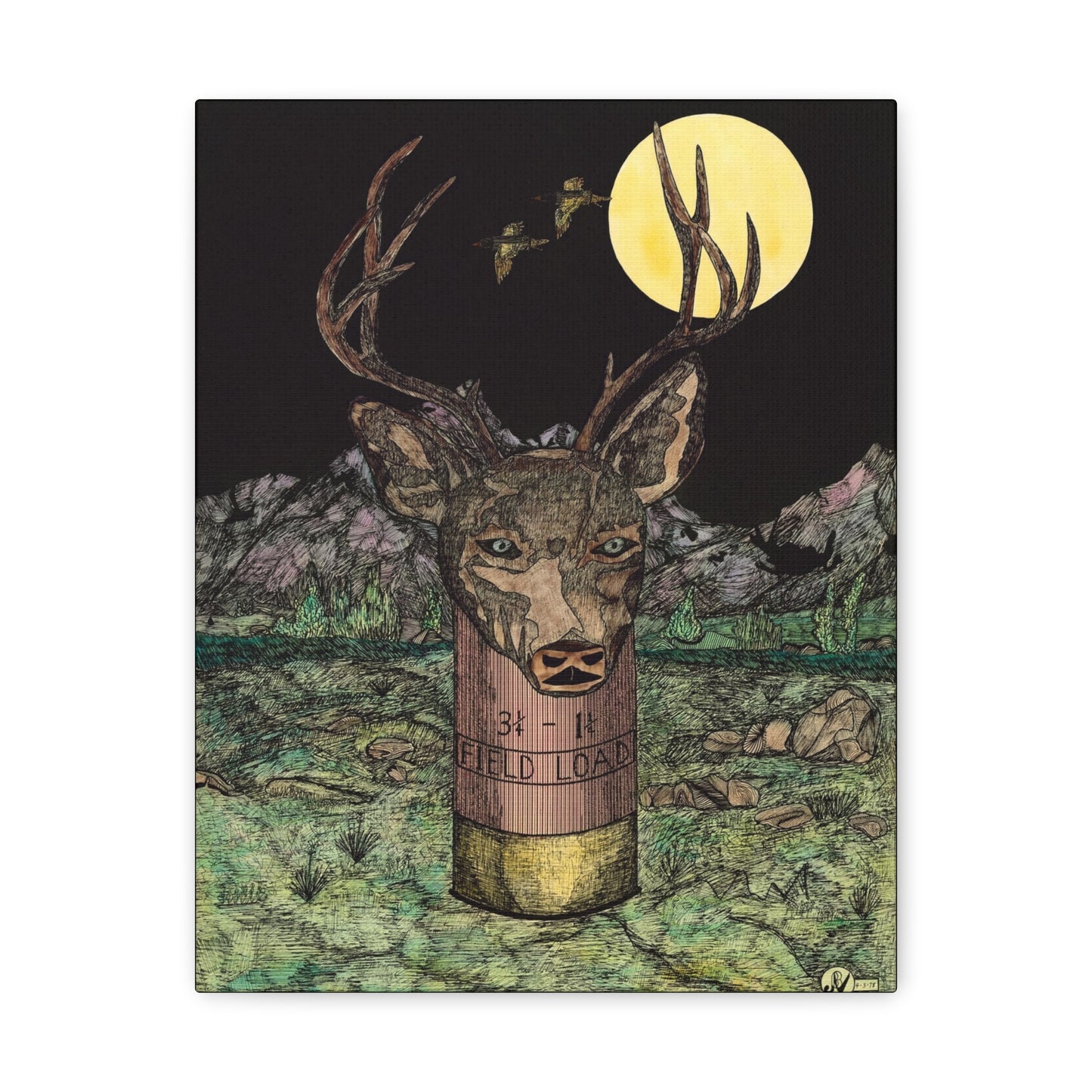 BUCKSHOT Canvas Gallery Wraps
