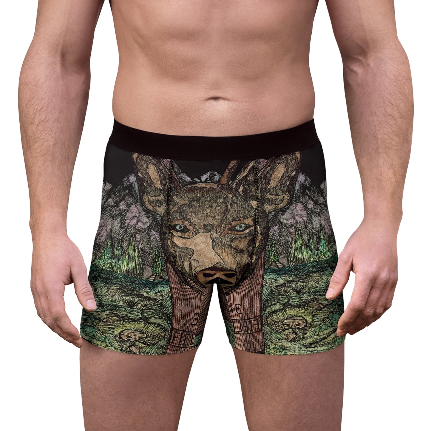BUCKSHOT Men's Boxer Briefs (AOP)