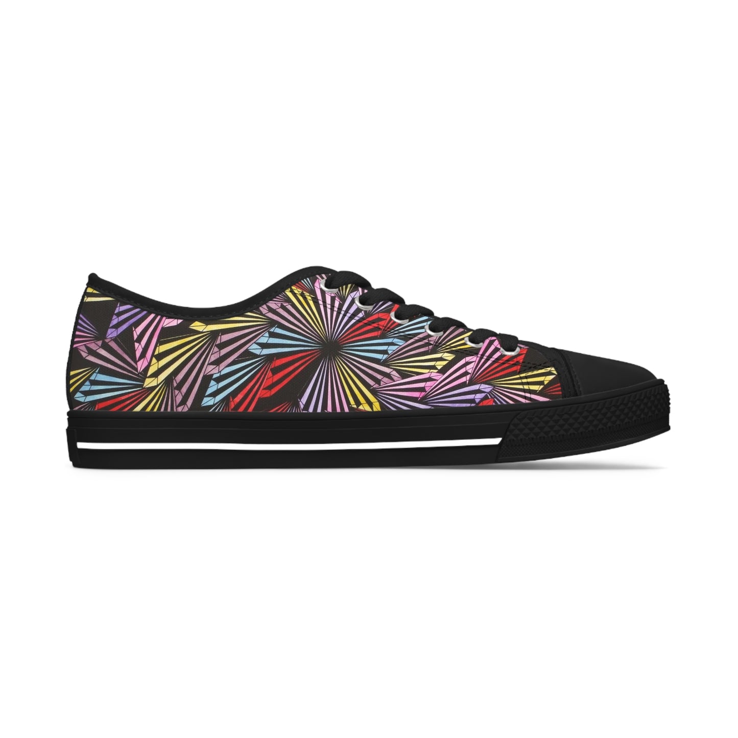 PINWHEEL (TURQUOISE) Women's Low Top Sneakers