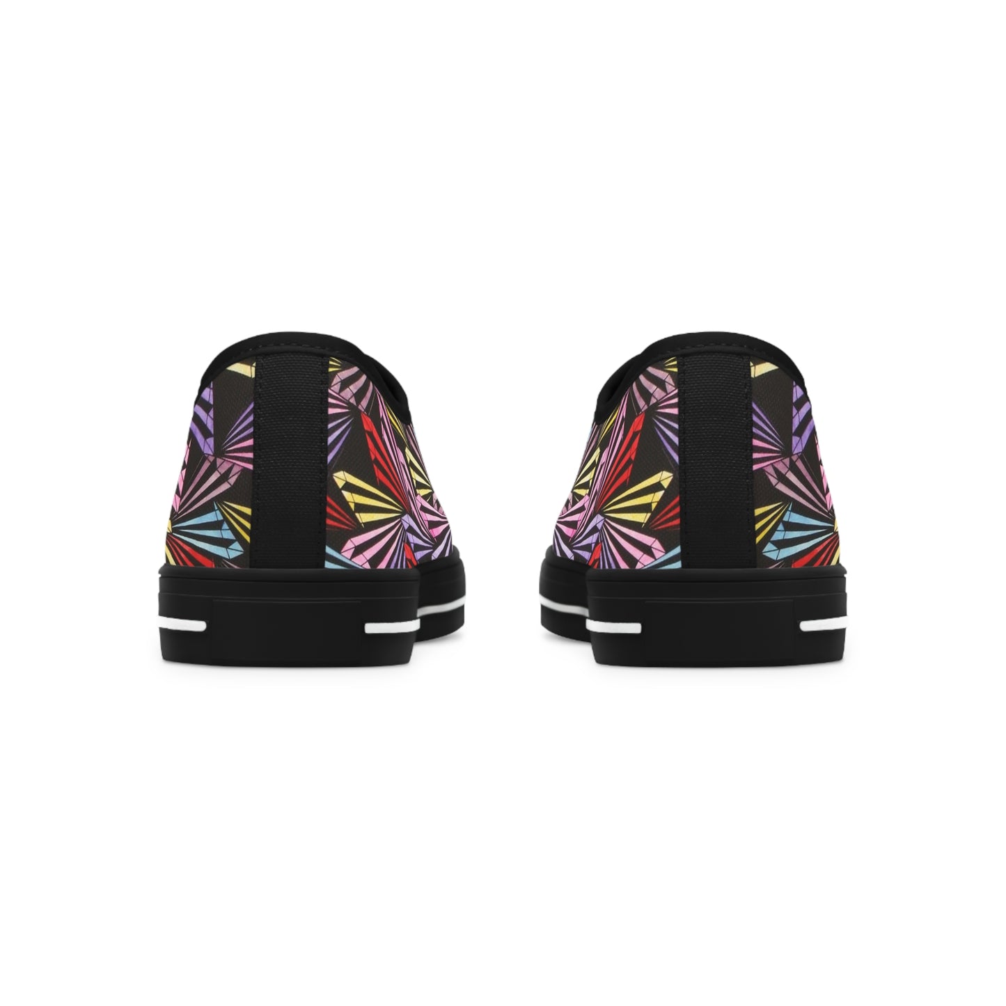 PINWHEEL (TURQUOISE) Women's Low Top Sneakers