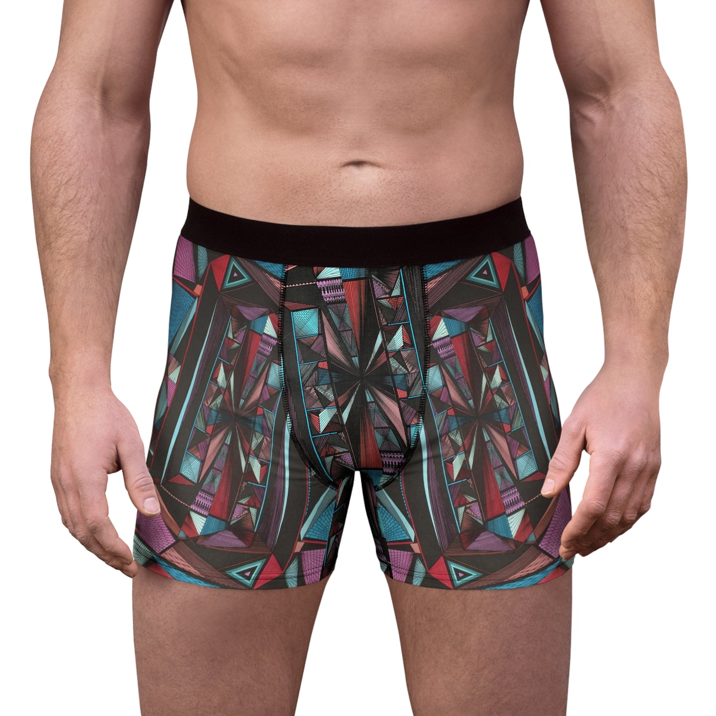 DUO MEGALOPOLIS Men's Boxer Briefs (AOP)