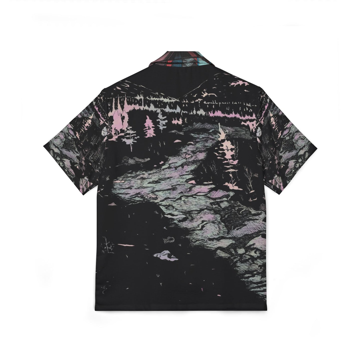WONDERLUST Men's Hawaiian Camp Shirt (AOP)