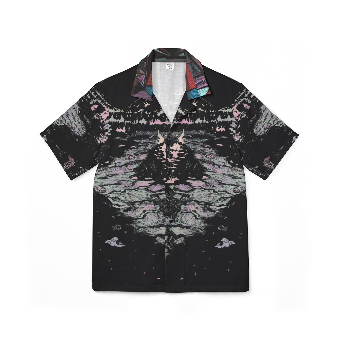 WONDERLUST Men's Hawaiian Camp Shirt (AOP)