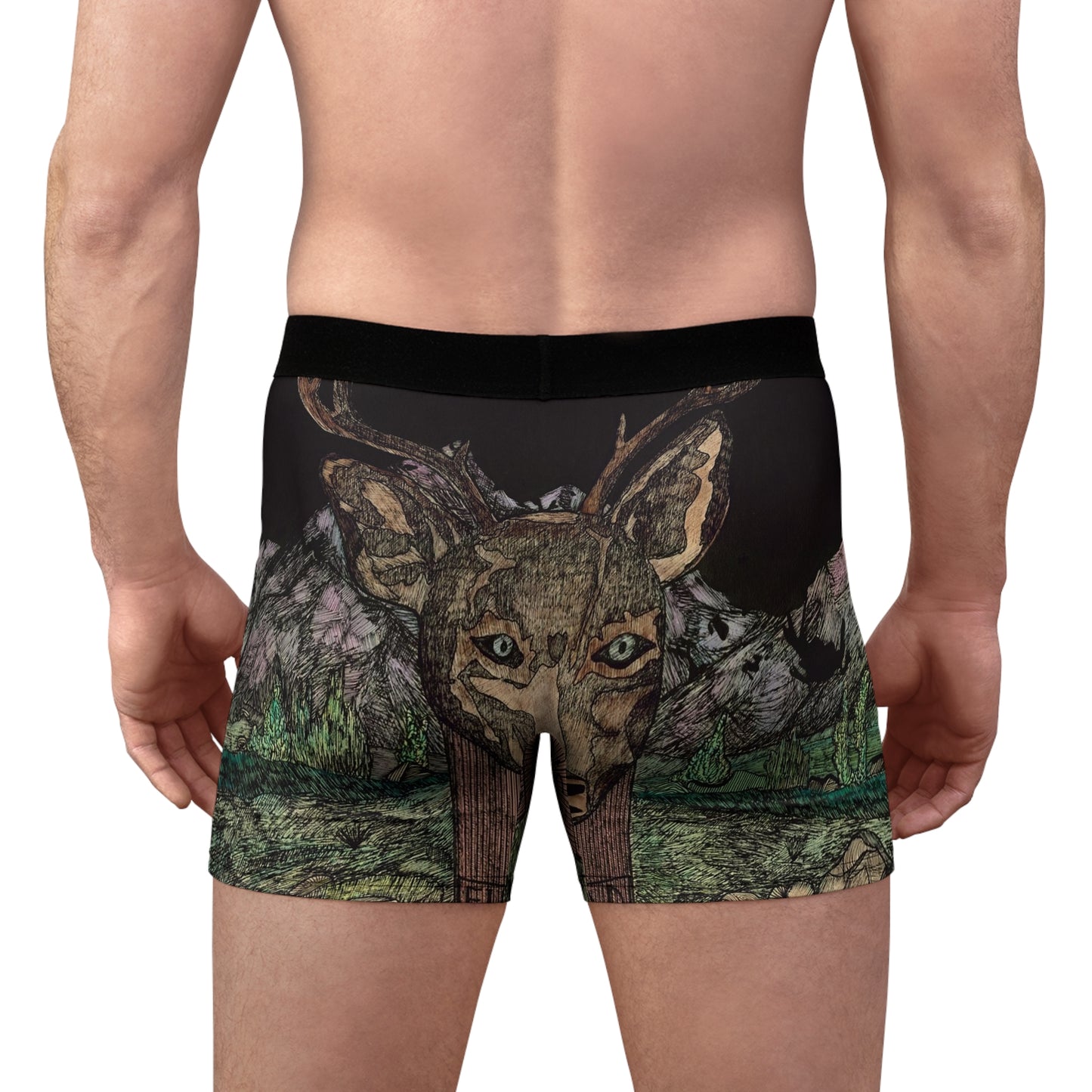 BUCKSHOT Men's Boxer Briefs (AOP)