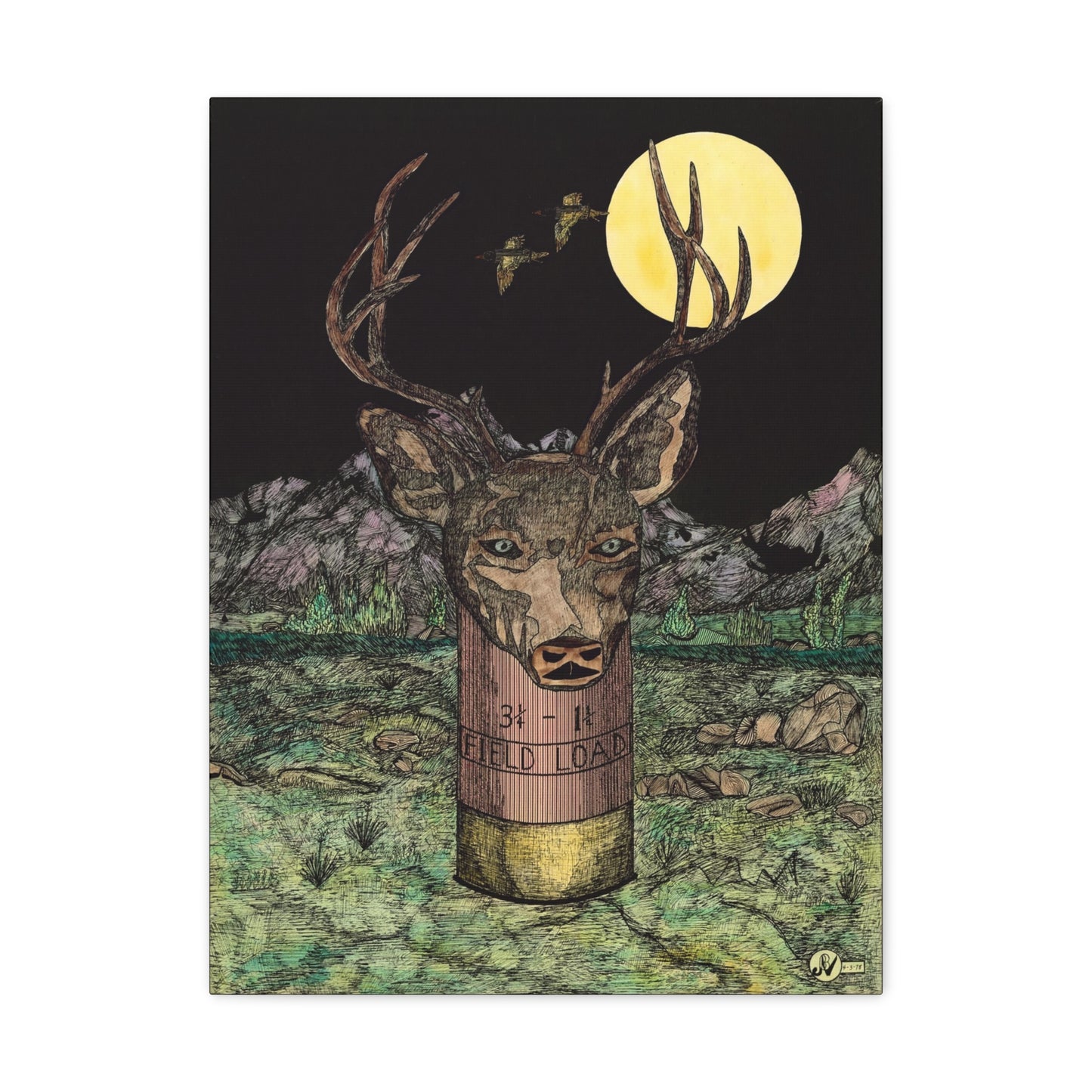 BUCKSHOT Canvas Gallery Wraps
