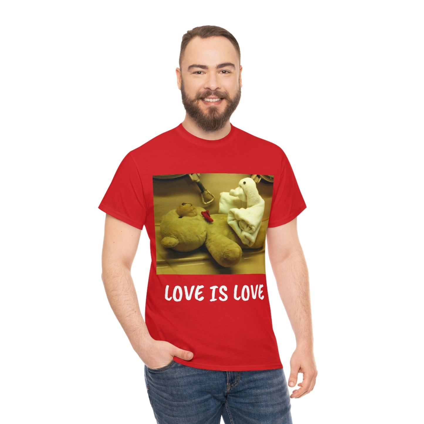 LOVE IS LOVE Unisex Heavy Cotton Tee