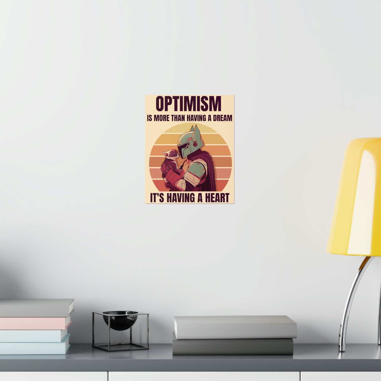 OPTIMISM Premium Matte Vertical Posters