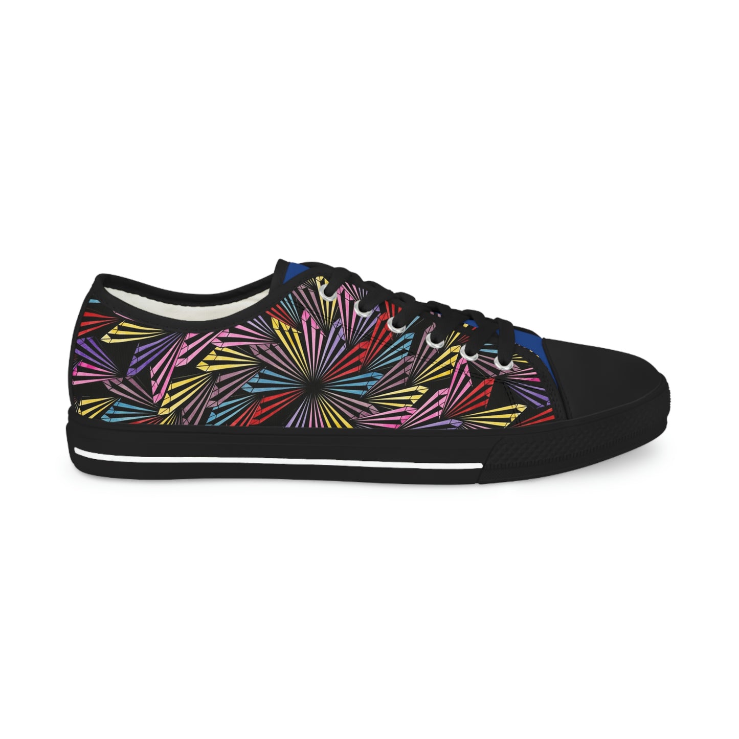 PINWHEEL (BLUE) Men's Low Top Sneakers