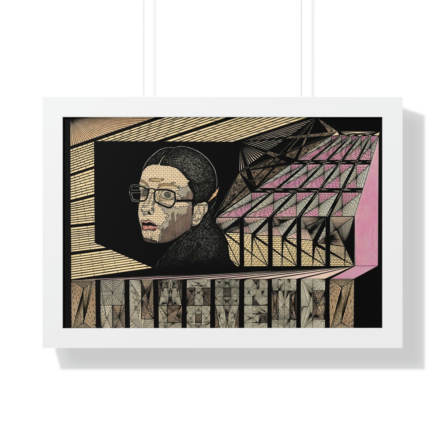 PLATONIC LOVE Framed Horizontal Poster