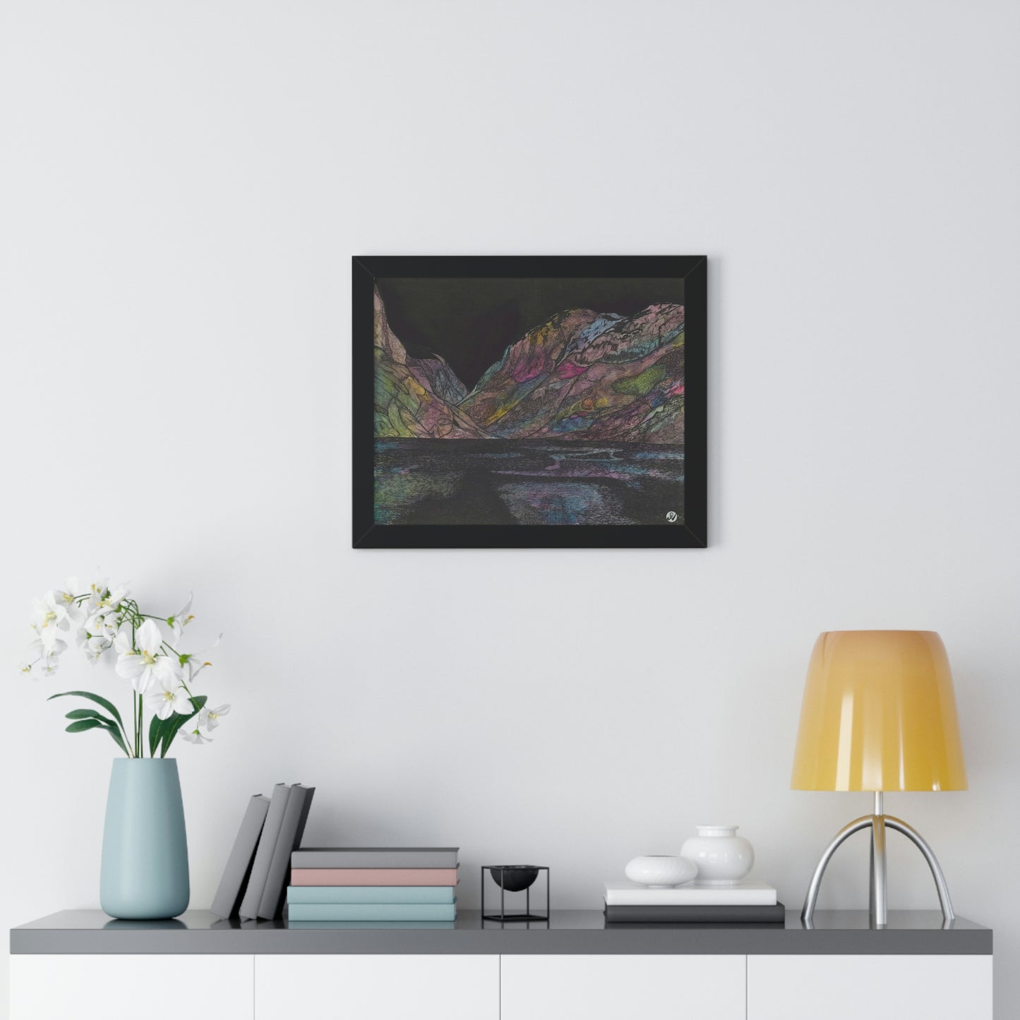 LAKE GUDVAGAN Framed Horizontal Poster