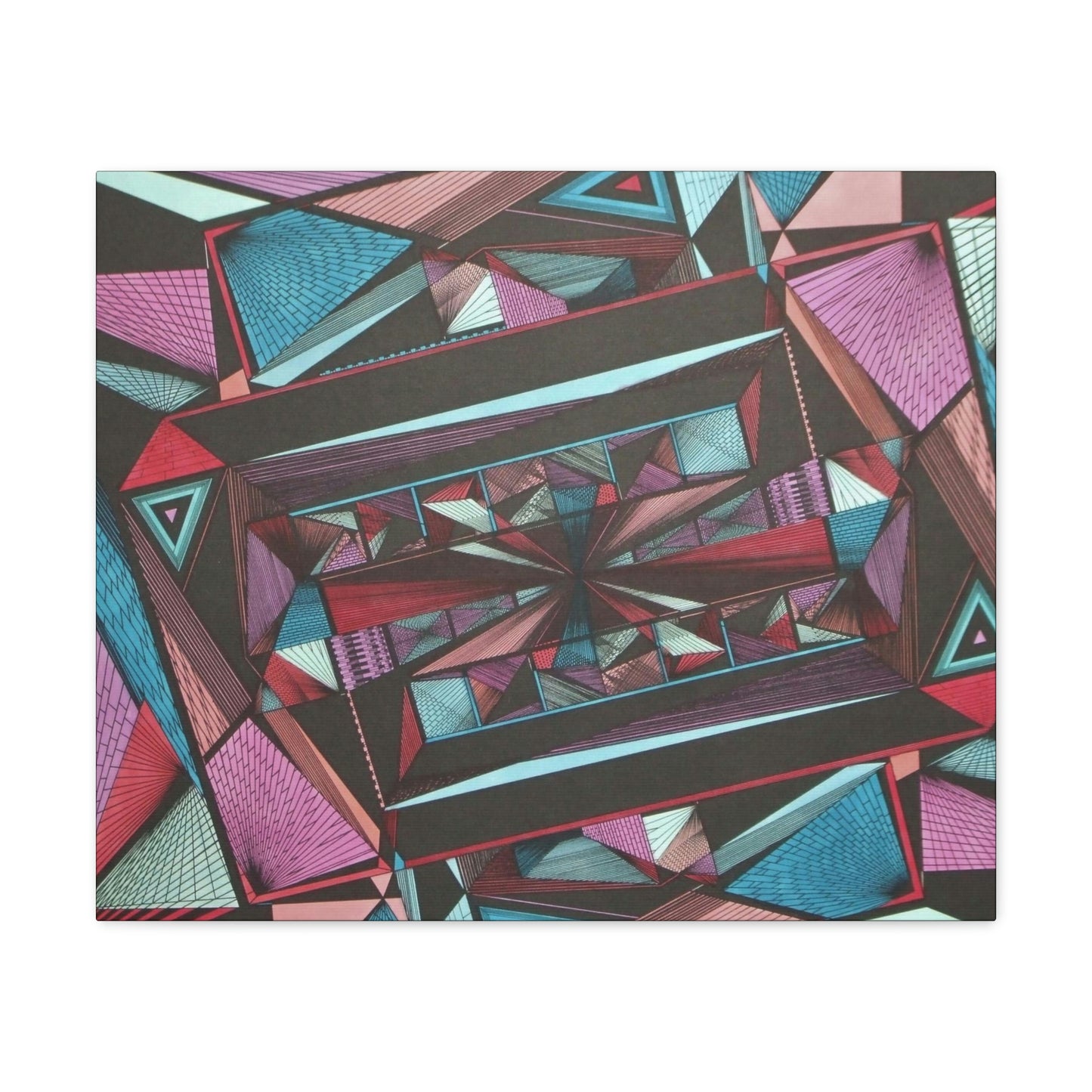LIGHT DUO MEGALOPOLIS Canvas Gallery Wraps