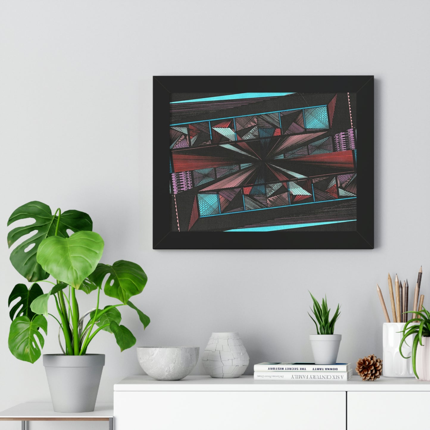 DUO MEGALOPOLIS Framed Horizontal Poster