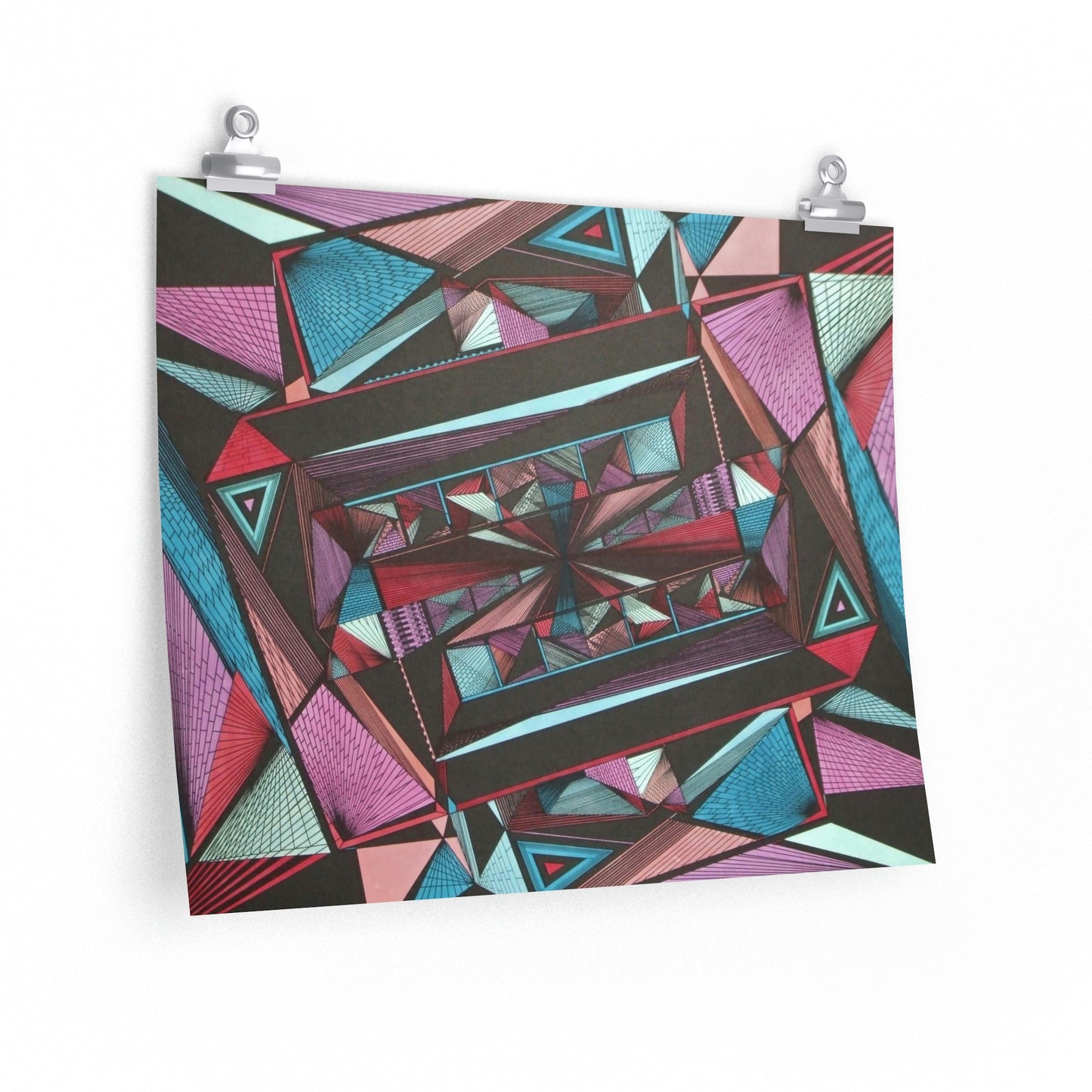 LIGHT DUO MEGALOPOLIS Premium Matte horizontal posters