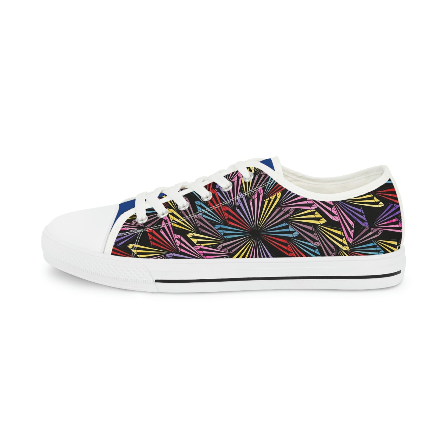 PINWHEEL (BLUE) Men's Low Top Sneakers