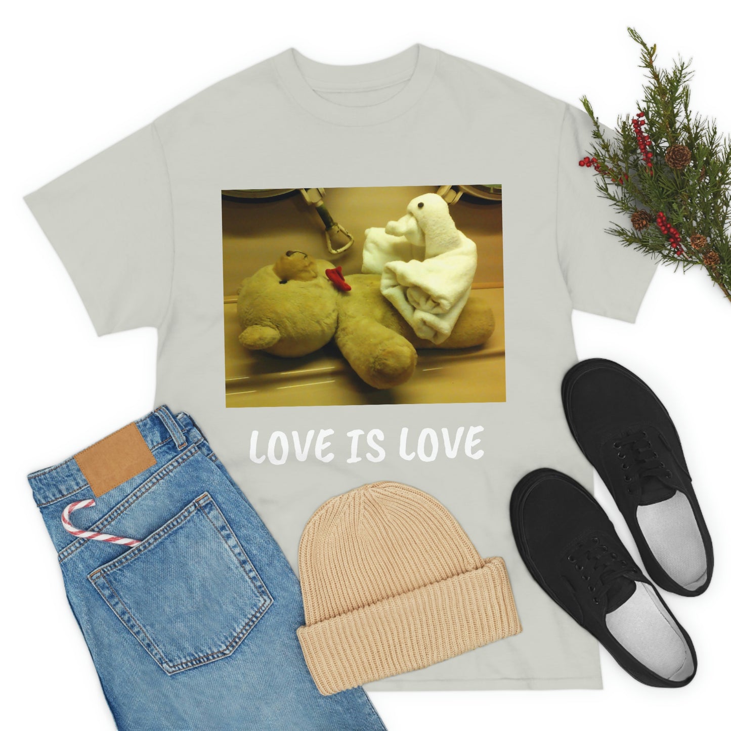 LOVE IS LOVE Unisex Heavy Cotton Tee