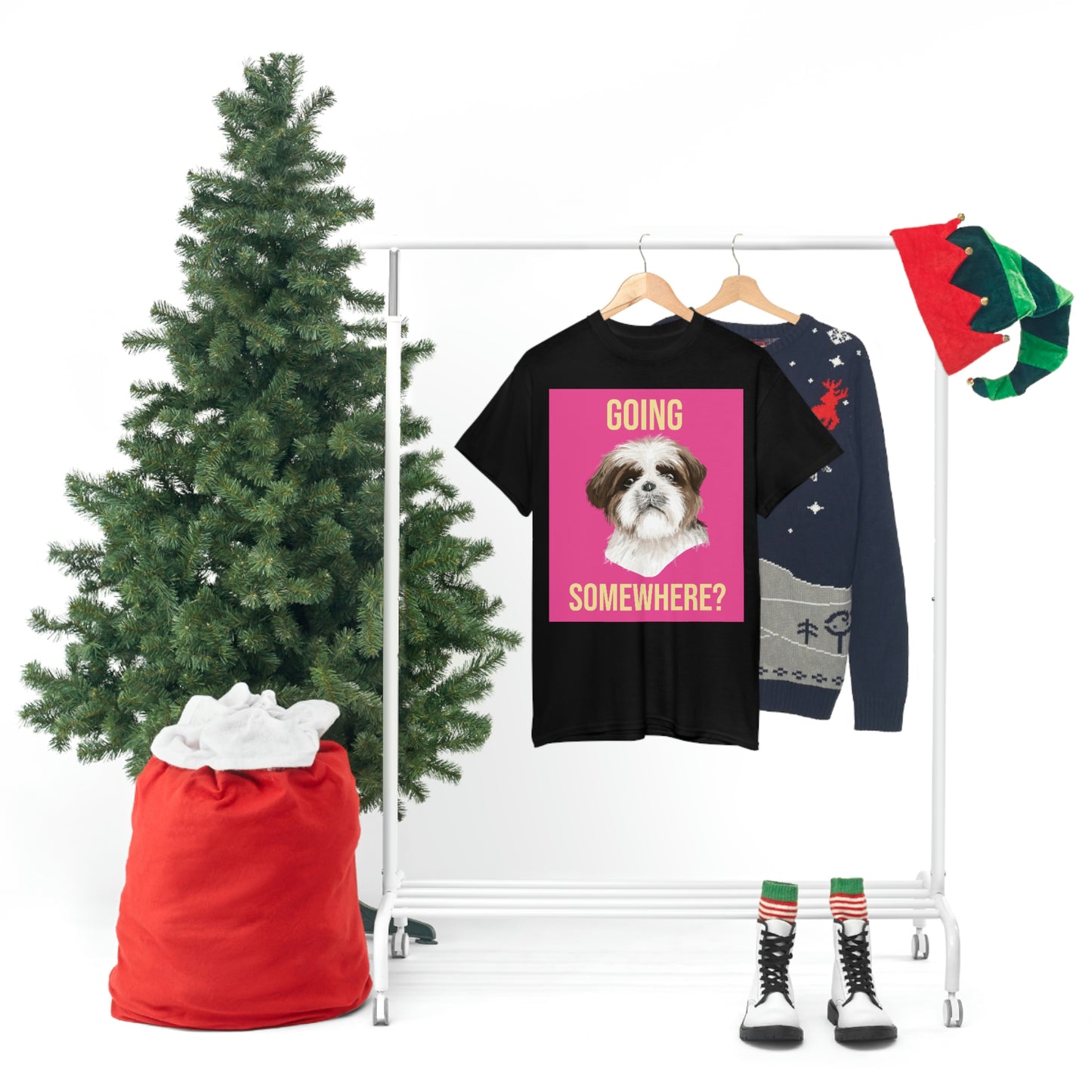 GOING SOMEWHERE? Unisex Heavy Cotton Tee