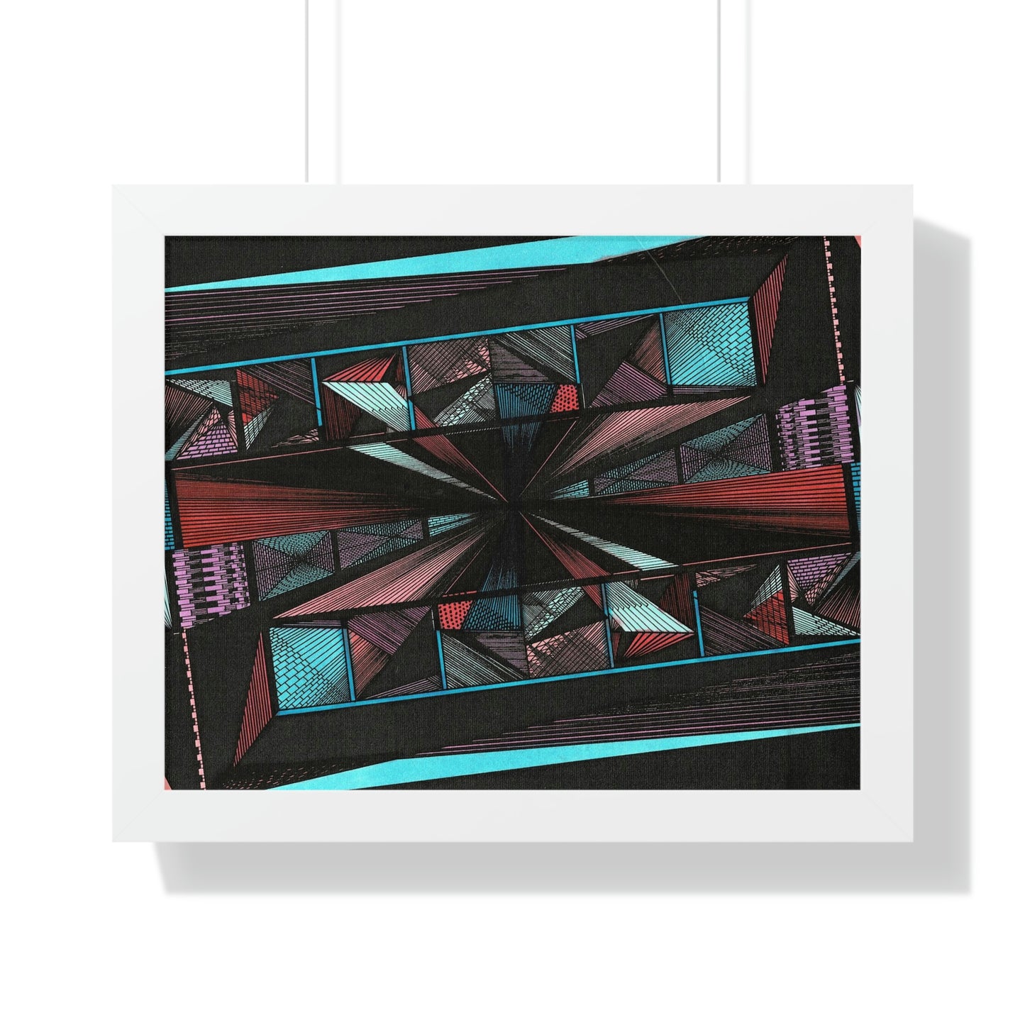 DUO MEGALOPOLIS Framed Horizontal Poster