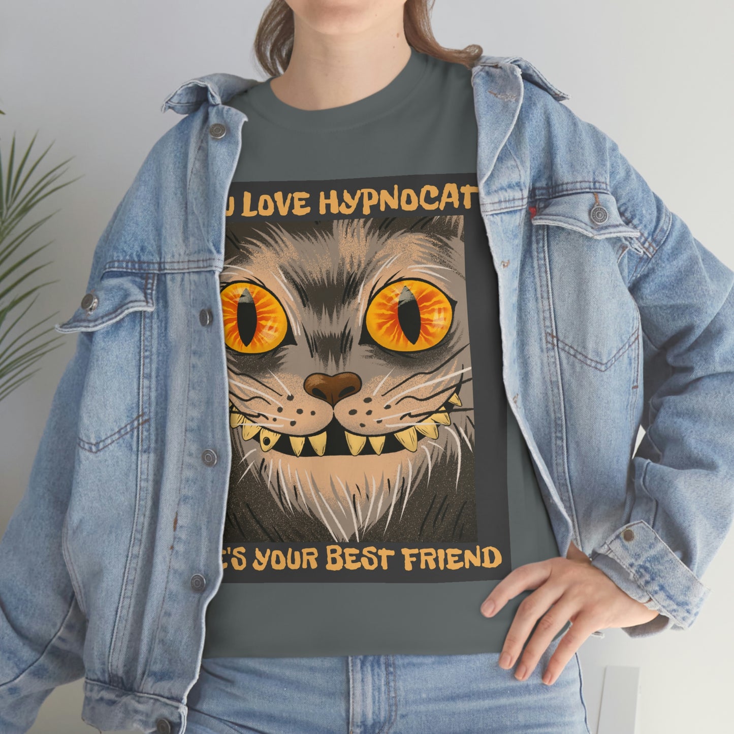 YOU LOVE HYPNOCAT Unisex Heavy Cotton Tee