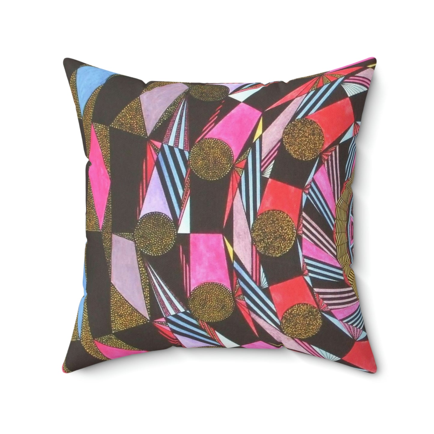 ABSTRACT COLONNADE Spun Polyester Square Pillow