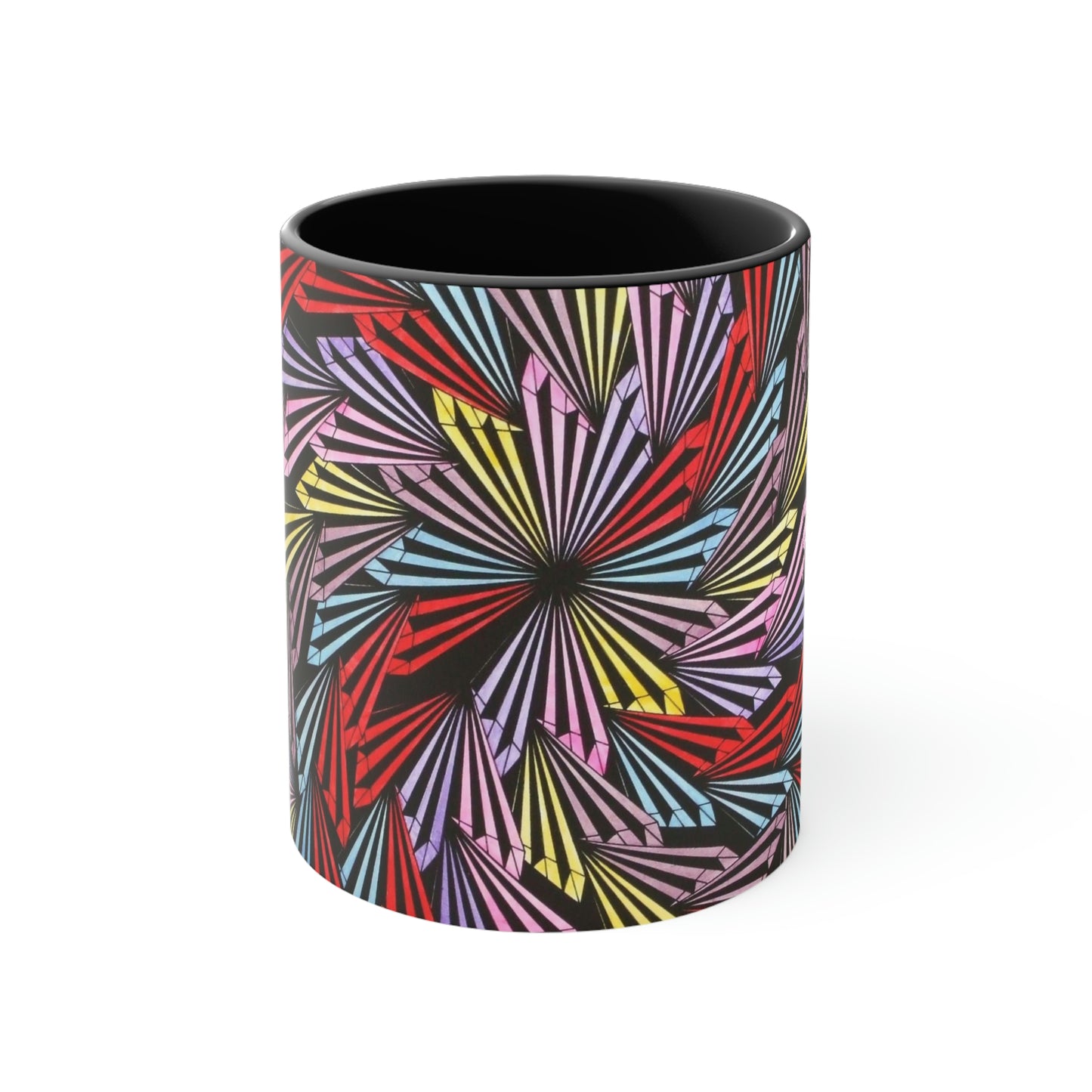 PINWHEEL Accent Coffee Mug, 11oz
