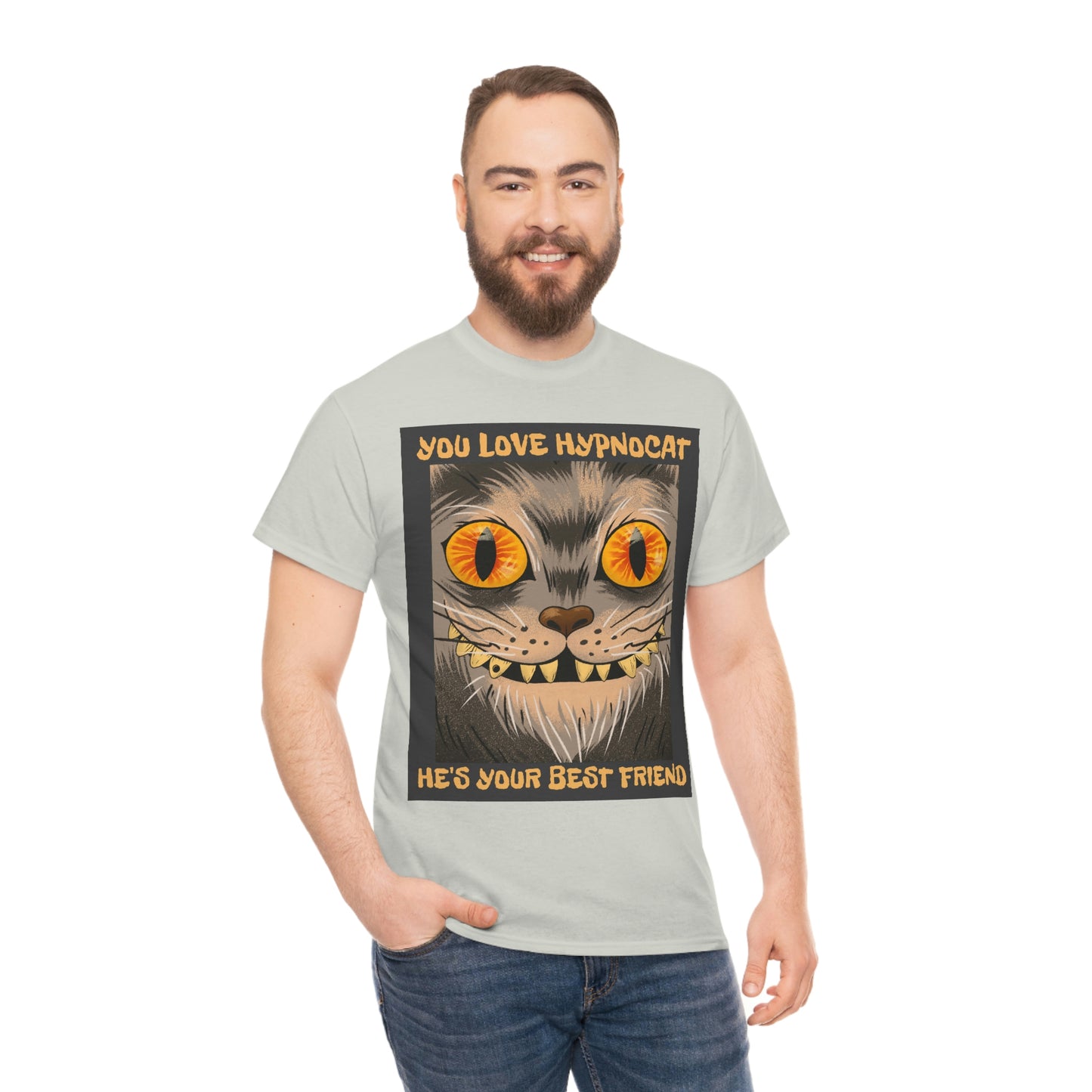 YOU LOVE HYPNOCAT Unisex Heavy Cotton Tee